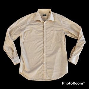 Boss Hugo Boss Men's Striped Long Sleeve Button Down Shirt Size 40 15¾